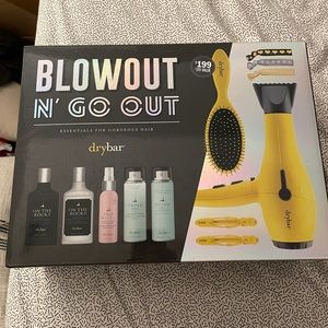 Dry Bar Blow Out n Go Out hair dryer kit.